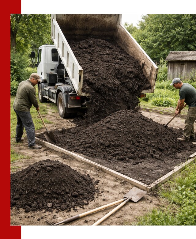 Купить чистый чернозем для огорода с доставкой в Ржеве