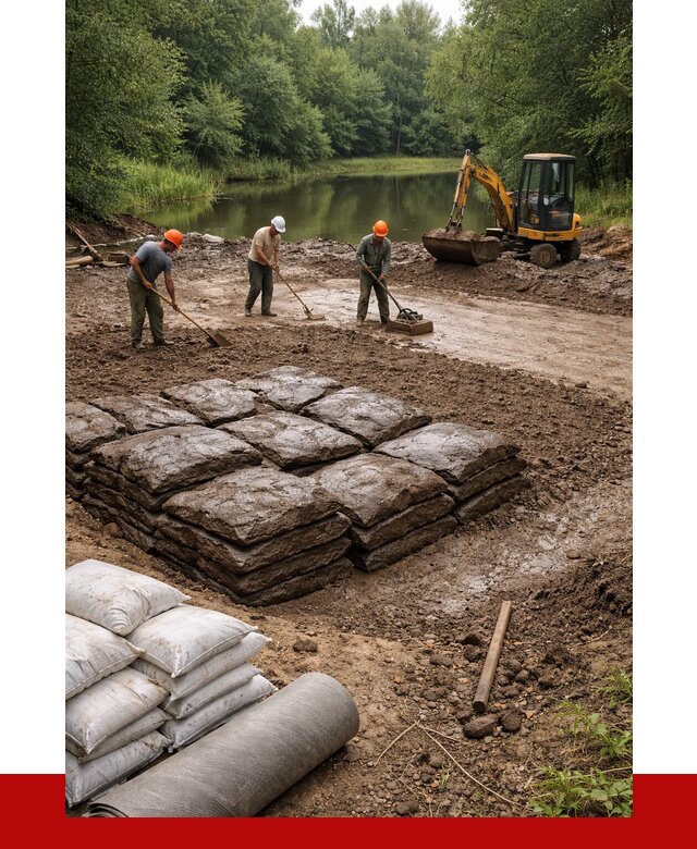 Купить глину для пруда в Ржеве от 4626 р. с доставкой | ПРОНЕРУДРжв