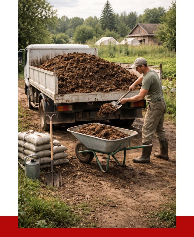 Купить коровий навоз с доставкой в Ржеве от 1850 р. | ПРОНЕРУДРжв