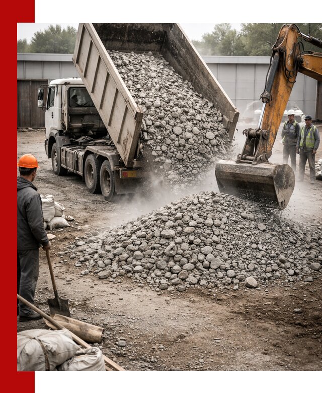 Доставка дробленого бетона в Ржеве оптом и в розницу