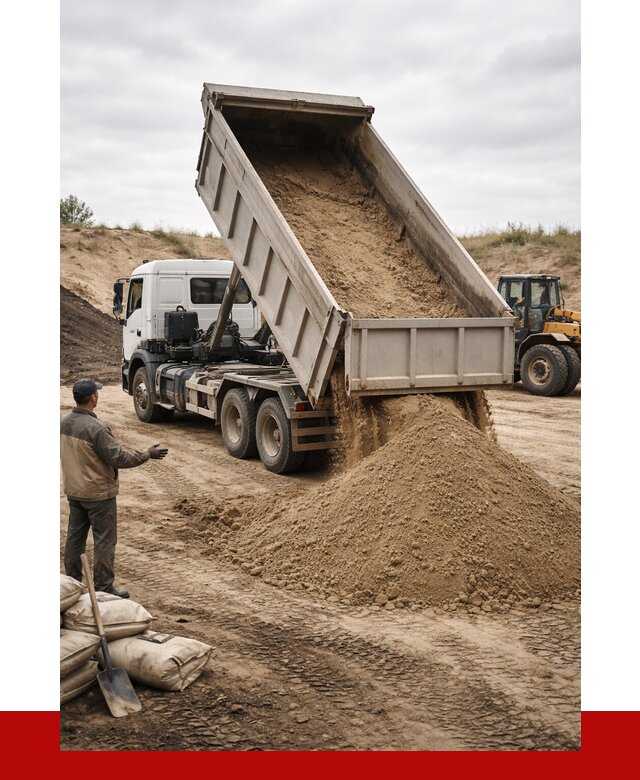 Доставка самосвалом 20 кубов в Ржеве от 7709 р. | ПРОНЕРУДРжв