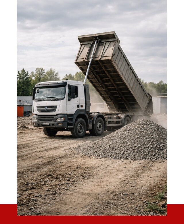 Доставка самосвалом 40 кубов в Ржеве от 9251 р. | ПРОНЕРУДРжв