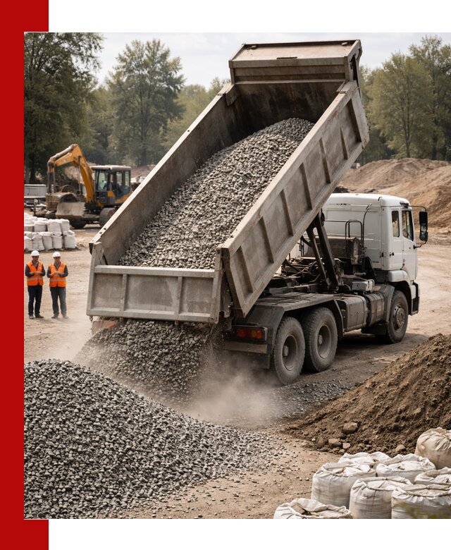 Аренда самосвала в Ржеве для доставки сыпучих и нерудных материалов