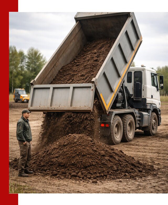 Аренда самосвала с водителем в Ржеве для сыпучих грузов и навоза