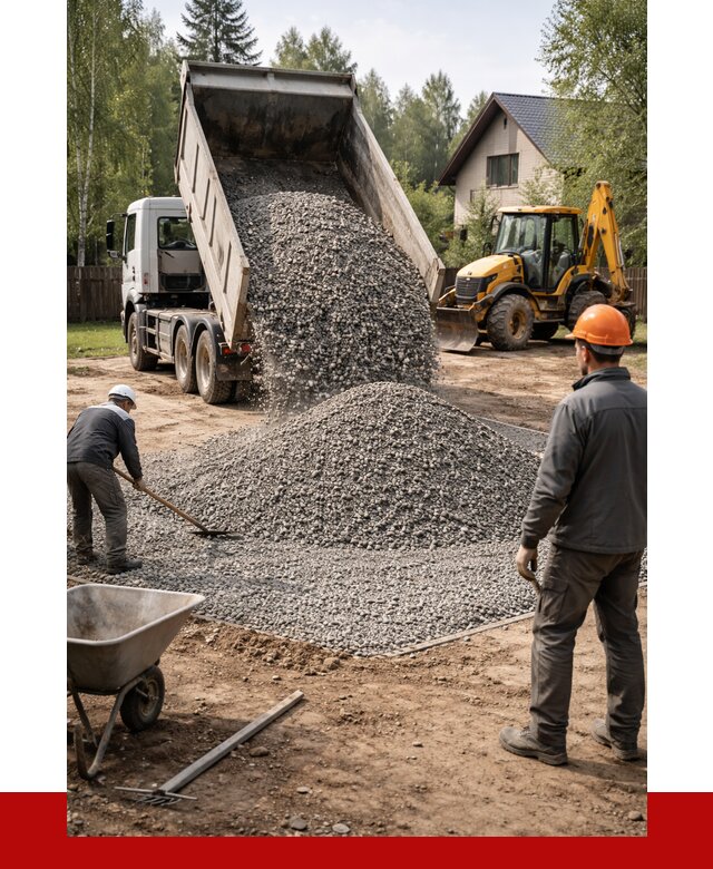 Отсыпка участка щебнем в Ржеве от 6681 р. ПРОНЕРУДРжв