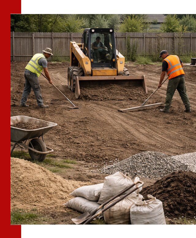 Выравнивание участка под строительство и благоустройство в Ржеве